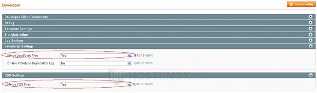 Enabling CSS and Javascript Merging