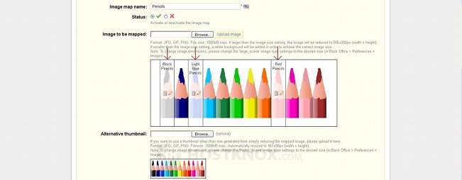 Backend-Example Image Map With Links