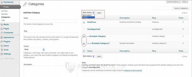 Mass Deleting Categories